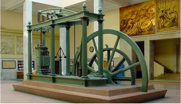FIRST STEAM ENGINE IS INVENTED