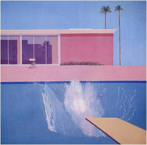 David Hockney. A Bigger Splash, 1967