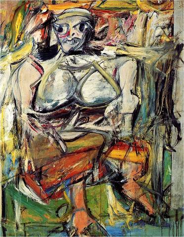 Willem de Kooning. Woman I, 1950-52