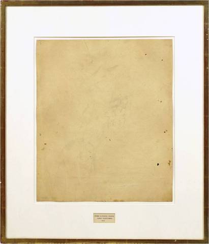 Robert Rauschenberg. Erased DeKooning, 1953