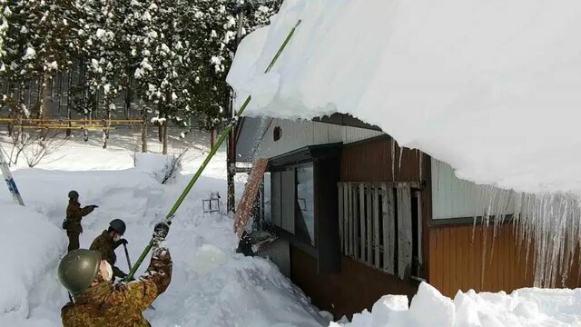 Tormenta de nieve en Japón