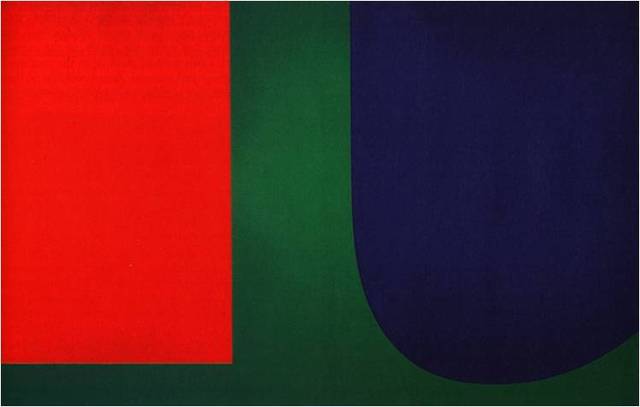 Ellsworth Kelly, Red, Blue, Green, 1963