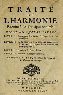 Rameau's Traité de l’harmonie