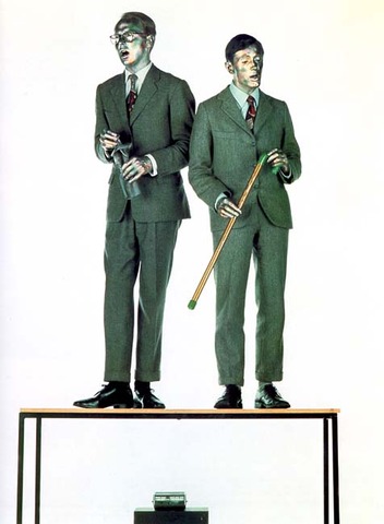 Gilbert & George. The Singing Sculpture, 1970