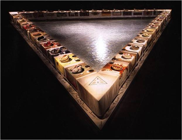 Judy Chicago, The Dinner Party, 1979