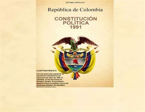 CONSTITUCIÓN POLITICA 1991