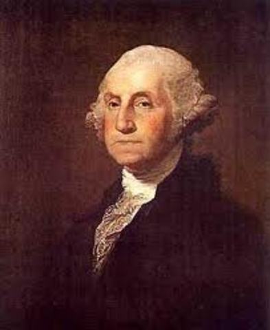 George Washington becomes president