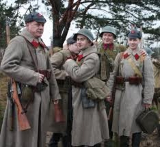 Russia invades Finland