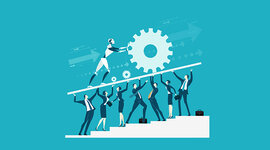 Timeline: Linea de tiempo sobre el cambio en los negocios.