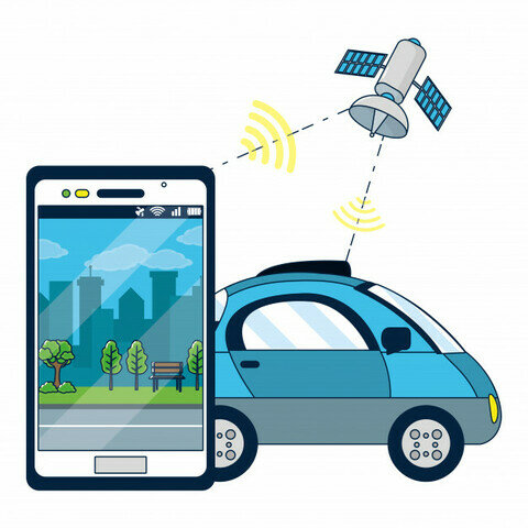 1980 CONDUCTOR DE ASIENTO TRASERO GPS