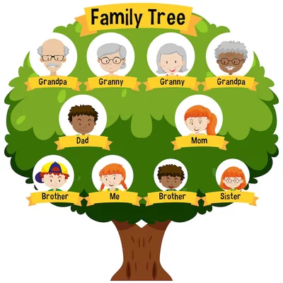 Timeline: family tree