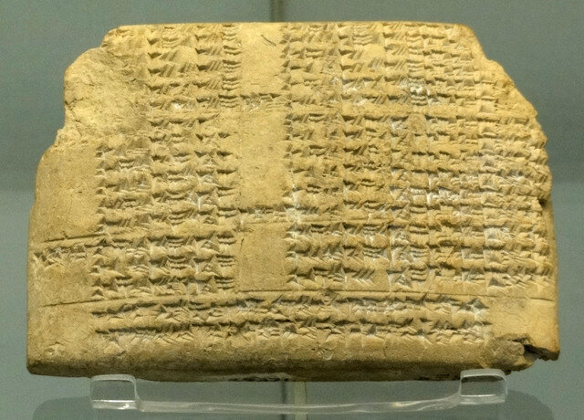 Tablillas de arcilla.