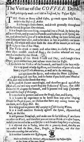 Primer anuncio. (1651-1700)