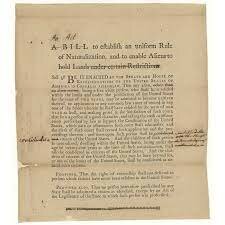 Naturalization Act of 1790
