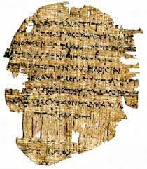 Papiro encontrado en tebas (Egipto)