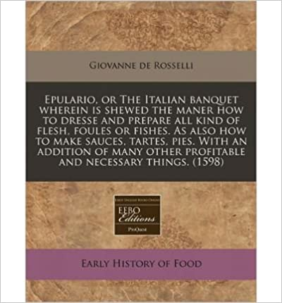 "The Italian Banquet" o Epulario