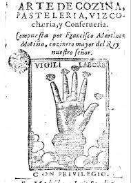 Publicación de "Arte de cocina, pastelería, bizcocheria y conservería)