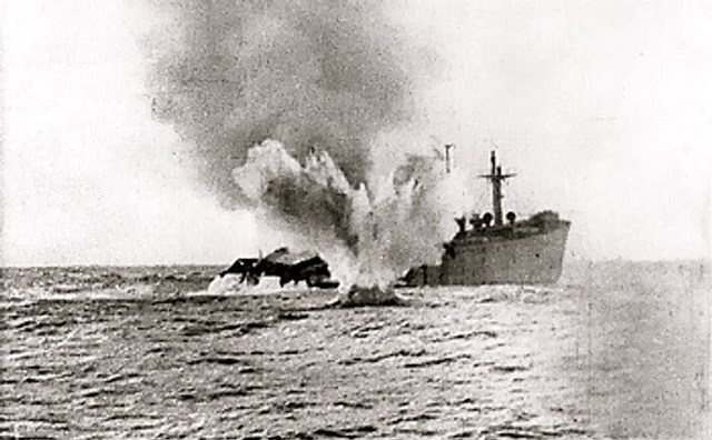 German U-boats attack merchant ships