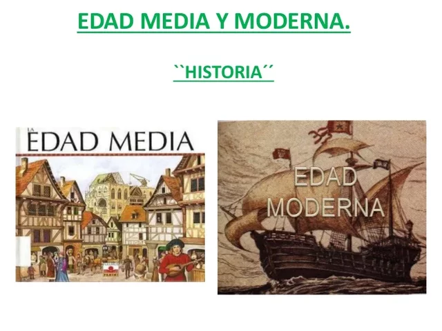 Edades Media y Moderna 1940