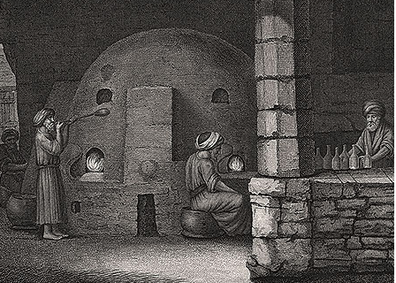 Desarrollo del vidrio soplado