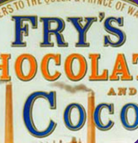 FRY'S PRODUCE THE FIRST CHOCOLATE BAR