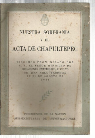Firma del Acta de Chapultepec