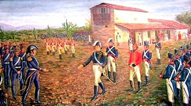 Triunfo en la Batalla de Maipú.