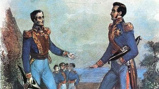 Renuncia a su carrera militar en España.