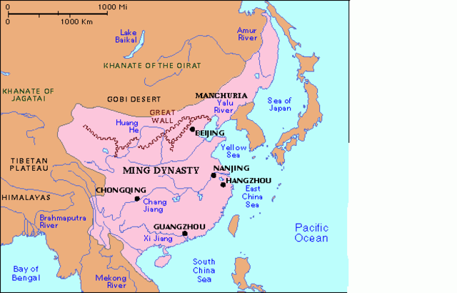 The biegining of the ming dynasty