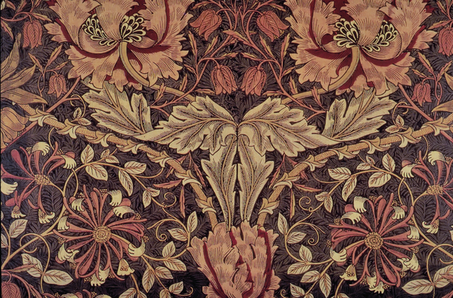 Cabbage and vine tapestry - William Morris