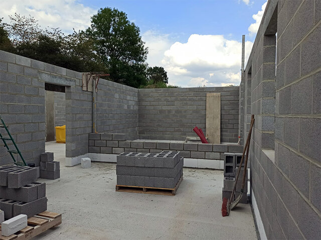 Ground Floor Walls Completed