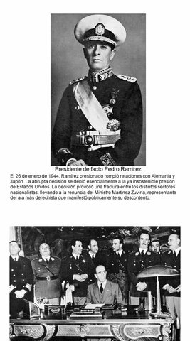 El General Ramirez presenta su renuncia