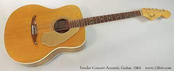 Fender begin production of their acoustic guitars.