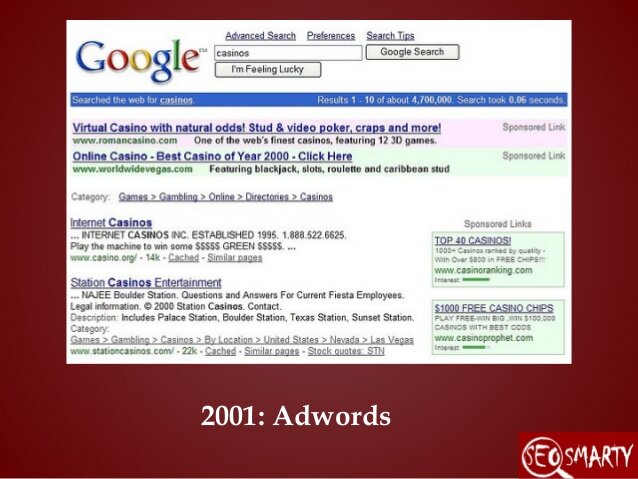paso de ser un motor de búsqueda simple a un buscador universal de todo tipo de información