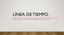 Timeline: LINEA DEL TIEMPO EVOLUCIÓN DE LA WEB 1.0 A LA Web 5.0,