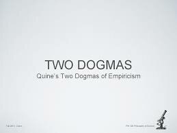 Two Dogmas of Empiricism