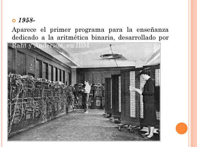 Aparece el primer programa de enseñanza