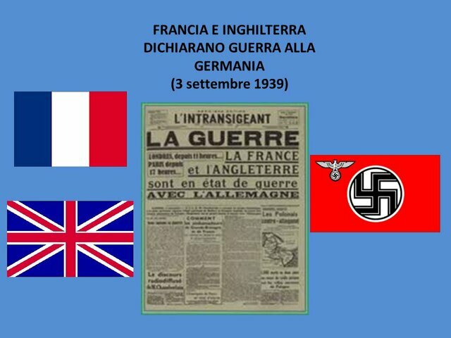 Francia e Regno Unito entranoin guerra