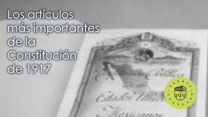 CONSTITUCIÓN DE 1917