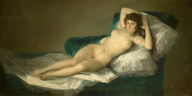 La maya desnuda -  Goya
