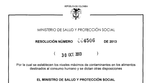 Resolución 4506