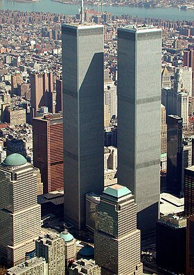 Inauguración del World Trade Center en Nueva York.