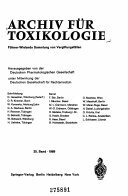Primera Revista sobre Toxicología
