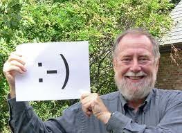 Who used the first emoticon: -)