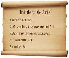 Intolerable Acts