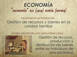 Comienzo del estudio de la economía