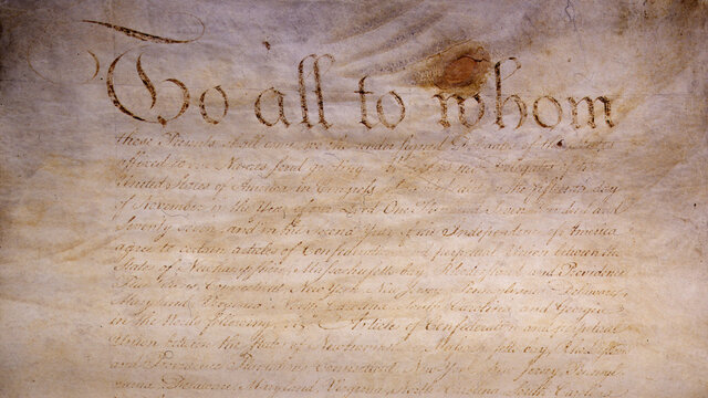 Article of Confederation are Ratified