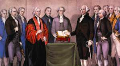 First inauguration of George Washington