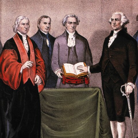 Presidential Inauguration of George Washington