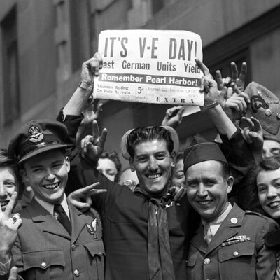 Timeline: About V-E and V-J day